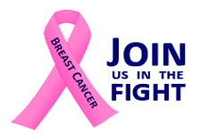 Pink Breast Cancer Ribbon Join the Fight